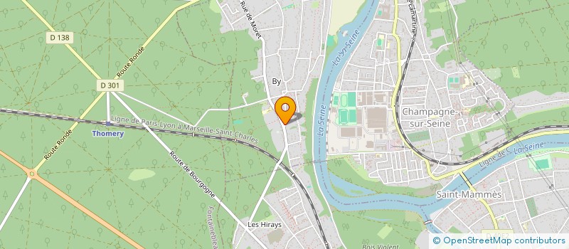 localisation de l'entreprise MONSIEUR VIRGILE KEBAILI  THOMERY