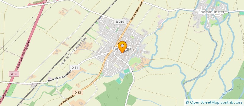 localisation de l'entreprise MONSIEUR VIRGILE KEMPF  EBERSHEIM