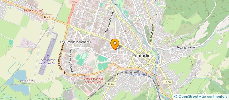 localisation de l'entreprise MONSIEUR VIRGILE LAMPERT  PONTARLIER