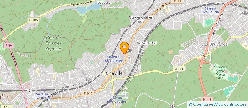 localisation de l'entreprise MONSIEUR VIRGILE LE JEMTEL à CHAVILLE