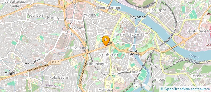 localisation de l'entreprise MONSIEUR VIRGILE LORA-RUNCO  BAYONNE