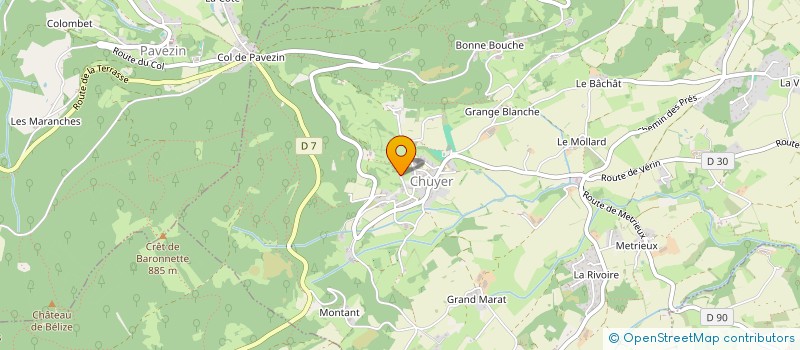 localisation de l'entreprise MONSIEUR VIRGILE MARENGO  CHUYER