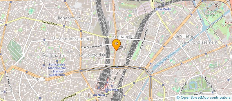 localisation de l'entreprise MONSIEUR VIRGILE MARTINEZ  PARIS