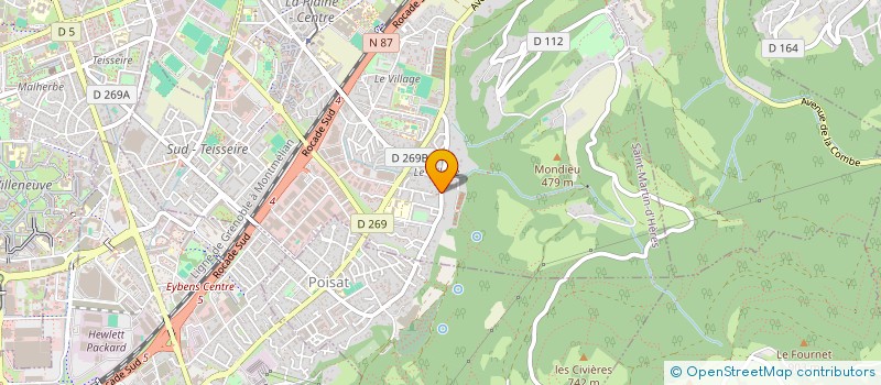 localisation de l'entreprise MONSIEUR VIRGILE MEUNIER  SAINT-MARTIN-D'HERES