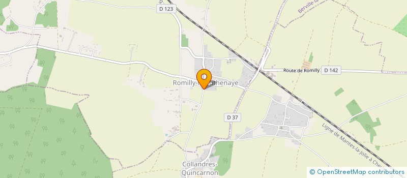 localisation de l'entreprise MONSIEUR VIRGILE MICHELOT  ROMILLY-LA-PUTHENAYE