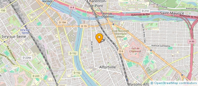 localisation de l'entreprise MONSIEUR VIRGILE NAIN à ALFORTVILLE