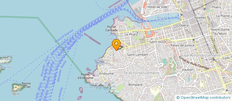 localisation de l'entreprise MONSIEUR VIRGILE OMNES à MARSEILLE