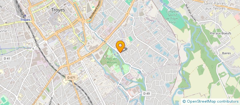 localisation de l'entreprise MONSIEUR VIRGILE PAMADOU N'GONDA  TROYES