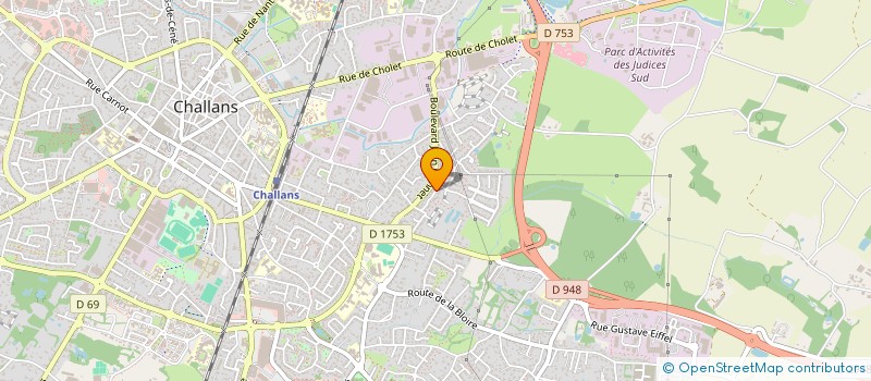 localisation de l'entreprise MONSIEUR VIRGILE RAMBOURG à CHALLANS