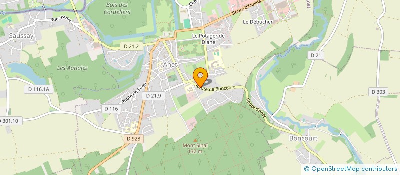 localisation de l'entreprise MONSIEUR VIRGILE REGNAULT à ANET