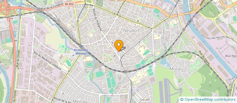 localisation de l'entreprise MONSIEUR VIRGILE RIETSCH à STRASBOURG