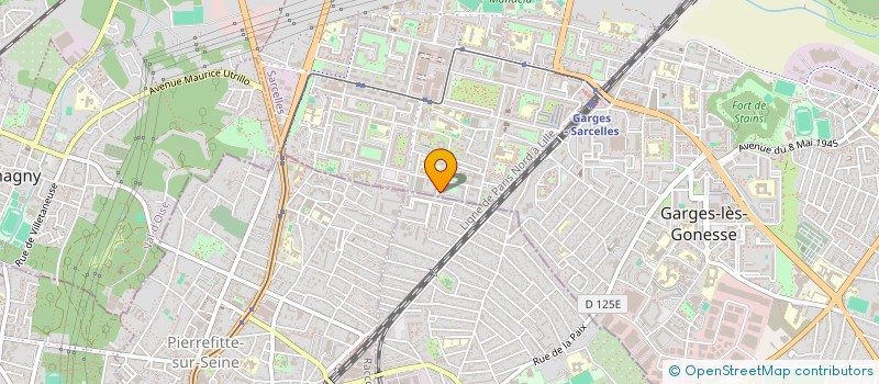 localisation de l'entreprise MONSIEUR VIRGILE SIME SANDJON  SARCELLES