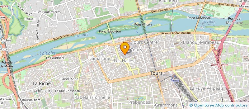 localisation de l'entreprise MONSIEUR VIRGILE TRIVIERE  TOURS