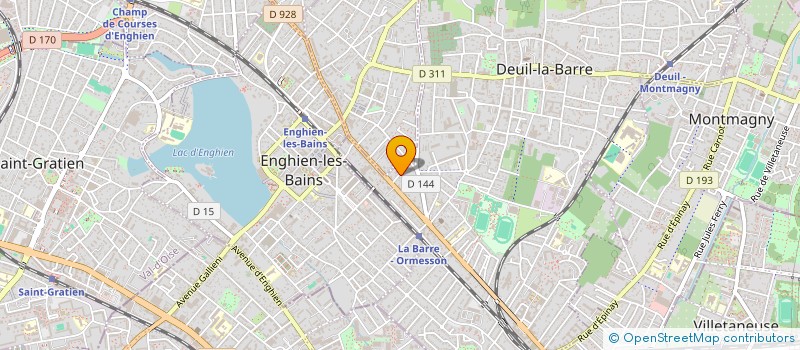 localisation de l'entreprise MONSIEUR VIRGILE VOCHELET  DEUIL-LA-BARRE