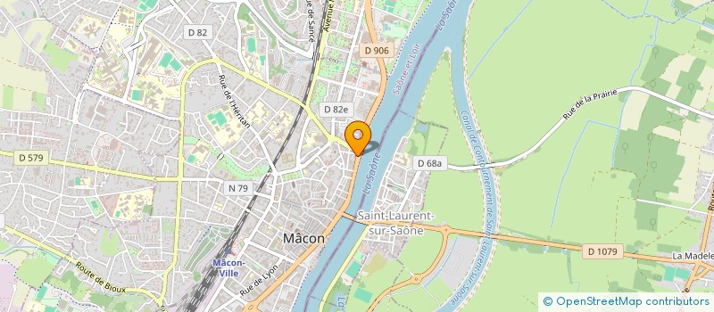 localisation de l'entreprise MONSIEUR VIRGILE VOISIN  MACON