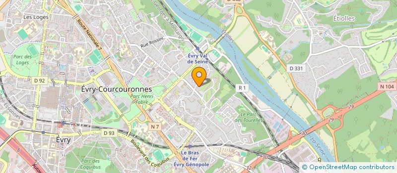 localisation de l'entreprise MONSIEUR VIRGILIO FERREIRA  EVRY-COURCOURONNES