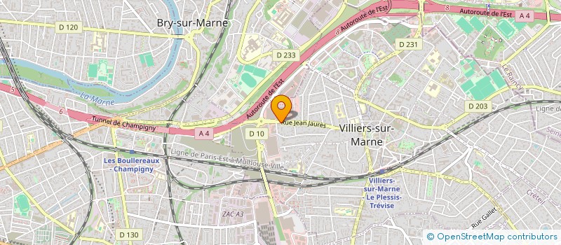 localisation de l'entreprise MONSIEUR VIRGILIO FREIRE  VILLIERS-SUR-MARNE