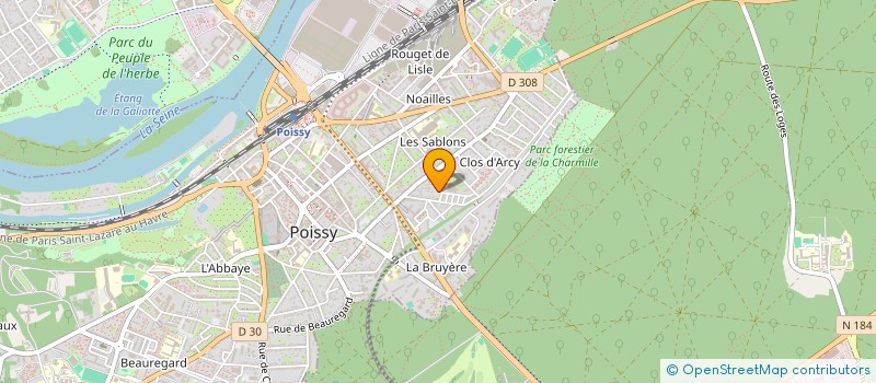 localisation de l'entreprise MONSIEUR VIRGILIO MENDES  POISSY