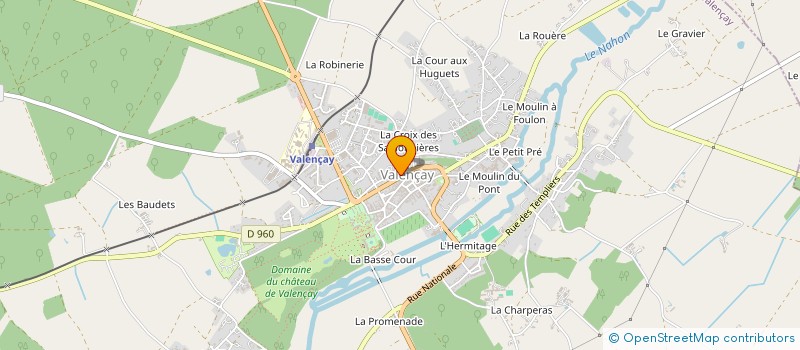 localisation de l'entreprise MONSIEUR VIRGILIO MORAIS PEREIRA à VALENCAY