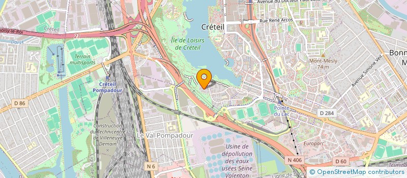 localisation de l'entreprise MONSIEUR VIRGILIO RODRIGUES  CRETEIL