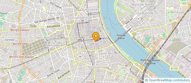 localisation de l'entreprise MONSIEUR VIRGILIU JOSU  BORDEAUX