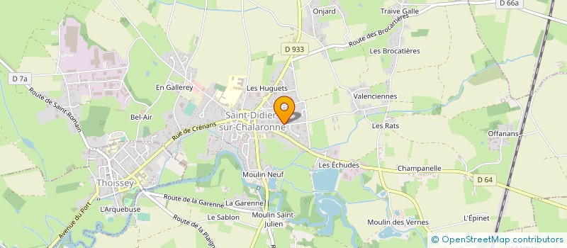 localisation de l'entreprise MONSIEUR VIRIATHE DE BARROS à SAINT-DIDIER-SUR-CHALARONNE