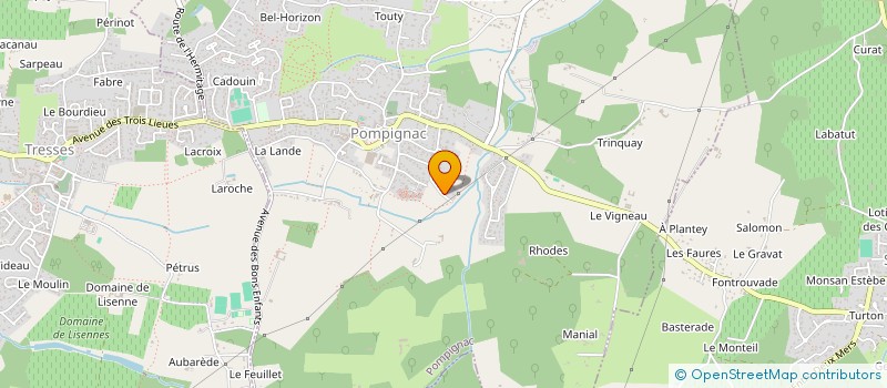 localisation de l'entreprise MONSIEUR VIRIATO DO VALE  POMPIGNAC