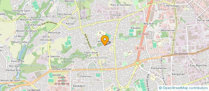 localisation de l'entreprise MONSIEUR VIRIN LE BEUX à BREST