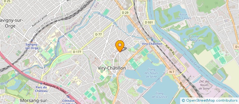 localisation de l'entreprise MONSIEUR VIRY-CHATILLON LOYS  VIRY-CHATILLON