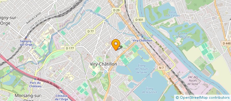 localisation de l'entreprise MONSIEUR VIRY-CHATILLON PER à VIRY-CHATILLON