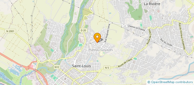 localisation de l'entreprise MONSIEUR VISAKAN PHILEAS  SAINT-LOUIS