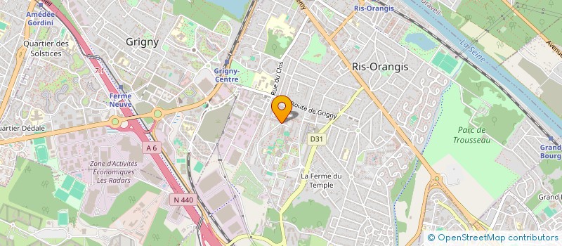 localisation de l'entreprise MONSIEUR VISCA COVACI à RIS-ORANGIS