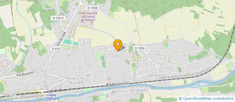 localisation de l'entreprise MONSIEUR VISETH KUN LIM  THORIGNY-SUR-MARNE