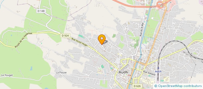 localisation de l'entreprise MONSIEUR VISKY FAZLIU à AUCH