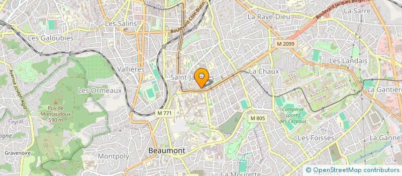 localisation de l'entreprise MONSIEUR VISSIT BAGATCHOV  CLERMONT-FERRAND