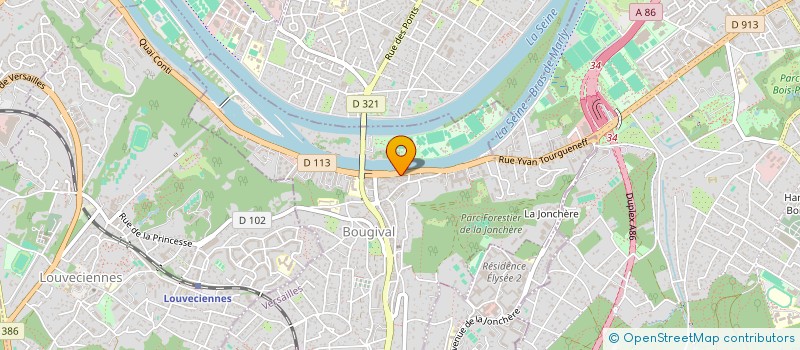 localisation de l'entreprise MONSIEUR VISWANAND LINGUTLA  BOUGIVAL