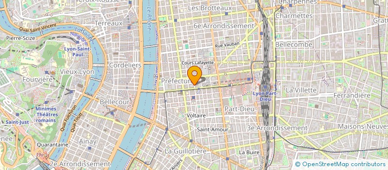 localisation de l'entreprise MONSIEUR VITAL BLANCHET  LYON