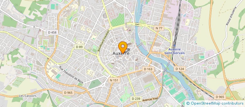 localisation de l'entreprise MONSIEUR VITAL FONLUPT à AUXERRE
