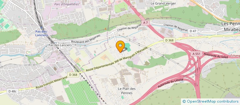 localisation de l'entreprise MONSIEUR VITAL JORGE à LES PENNES-MIRABEAU