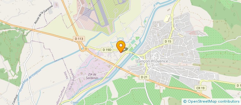 localisation de l'entreprise MONSIEUR VITAL MAUGER  LANCON-PROVENCE