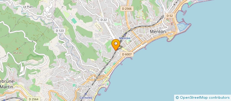 localisation de l'entreprise MONSIEUR VITALI BELYI  MENTON