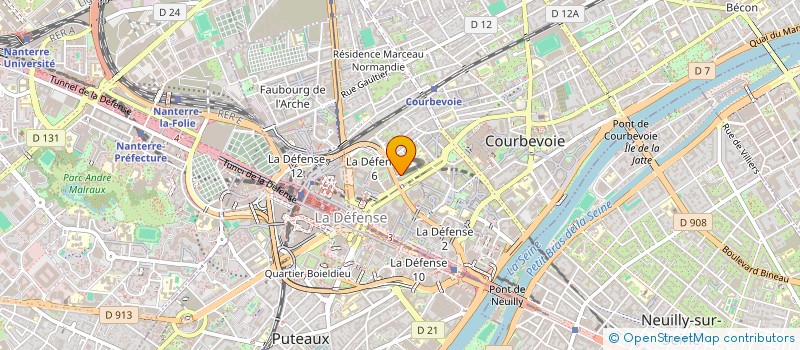 localisation de l'entreprise MONSIEUR VITALI LOBODA à COURBEVOIE