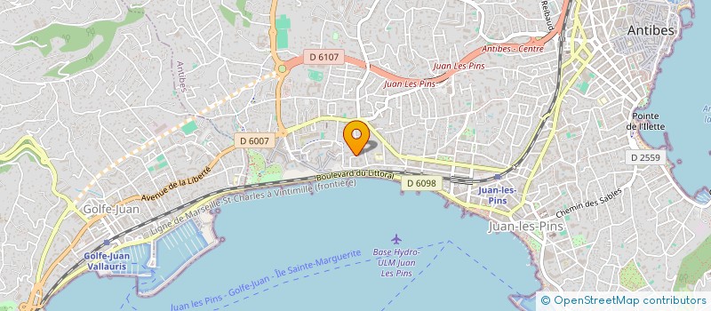localisation de l'entreprise MONSIEUR VITALI PEDAN à ANTIBES