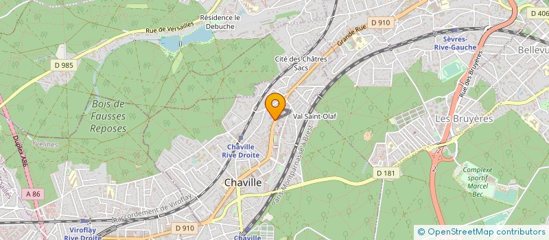 localisation de l'entreprise MONSIEUR VITALI RAZHEV à CHAVILLE