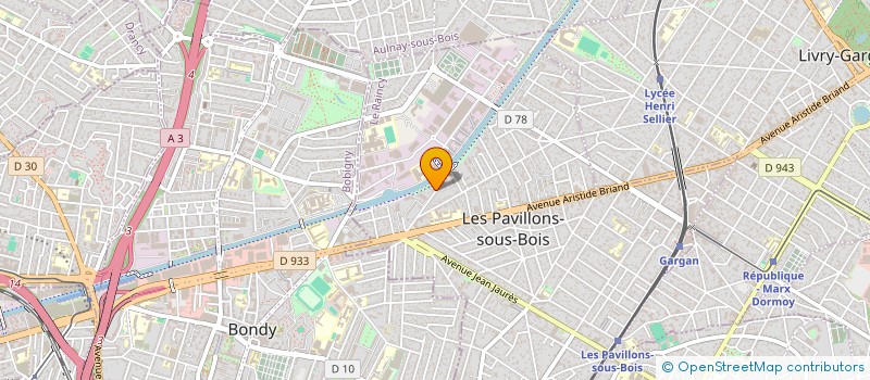 localisation de l'entreprise MONSIEUR VITALIE AMOASEI  LES PAVILLONS-SOUS-BOIS