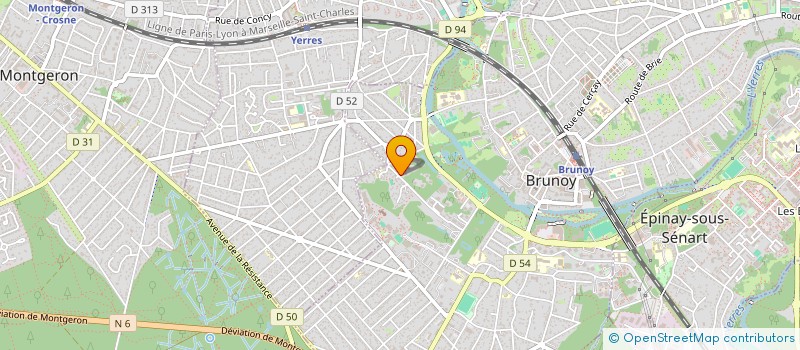 localisation de l'entreprise MONSIEUR VITALIE ANDREEV  BRUNOY