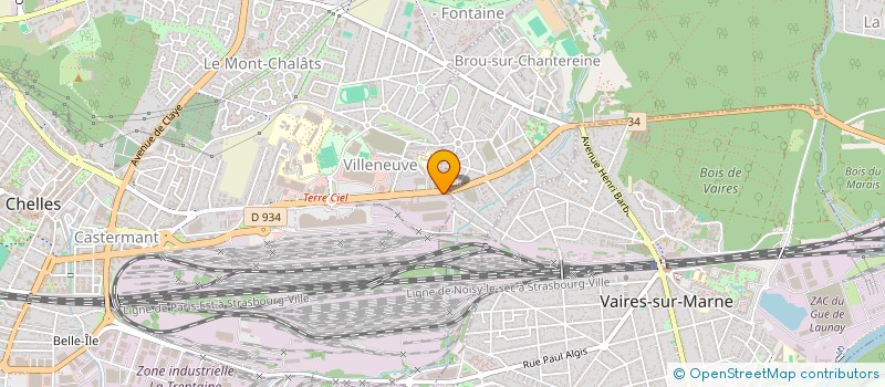 localisation de l'entreprise MONSIEUR VITALIE BERDEU  CHELLES