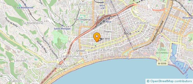 localisation de l'entreprise MONSIEUR VITALIE BODIU à NICE