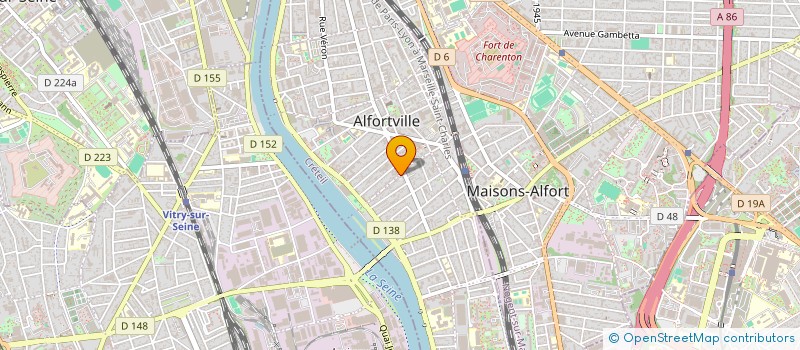 localisation de l'entreprise MONSIEUR VITALIE CHETRARU à ALFORTVILLE