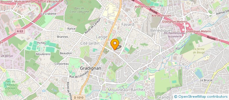 localisation de l'entreprise MONSIEUR VITALIE CIORAP à GRADIGNAN